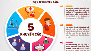 Infographic: Khuyến c&#225;o của Bộ Y tế về việc ph&#242;ng, chống bệnh c&#250;m m&#249;a